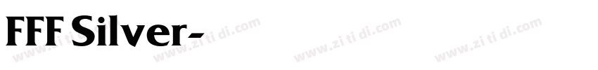 FFF Silver字体转换